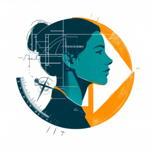 The Foundations community logo with analytical profile and technological circuits