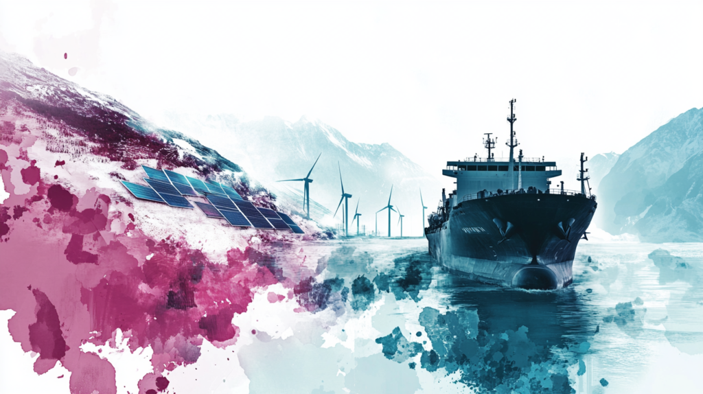 il tanker blocked in the Strait of Hormuz illustrating energy sovereignty and the economic case for the energy transition